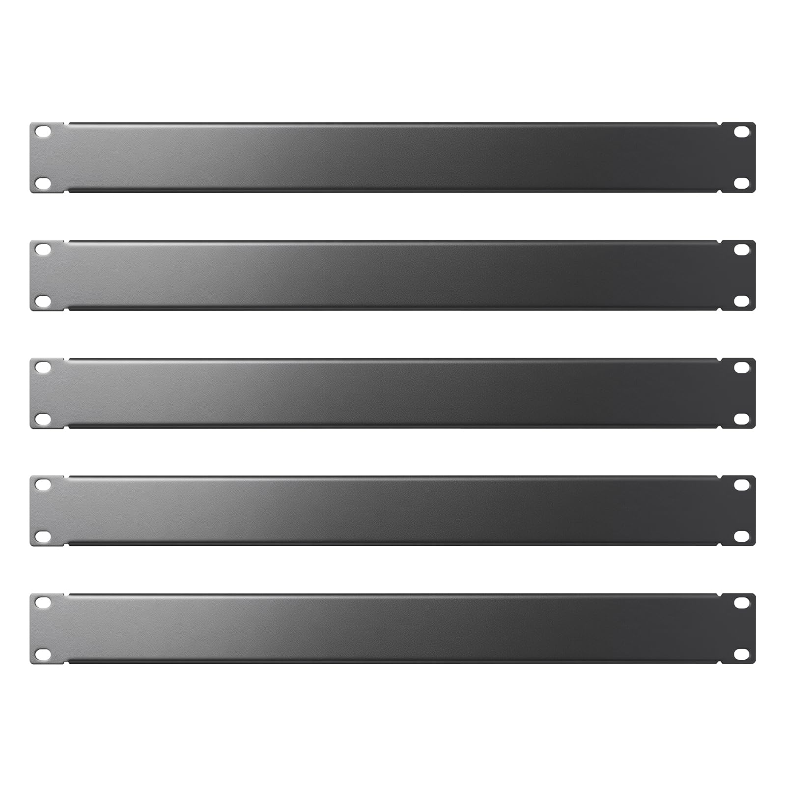 1U Blank Panel, Screw-Mount Stable &amp; Durable, Heavy-Duty Cold Rolled Steel