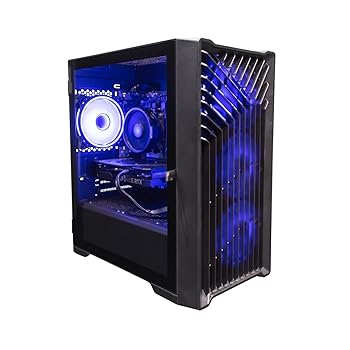 GTR Gaming PC AMD Ryzen 5 5500 NVIDIA RTX 4070, Black
