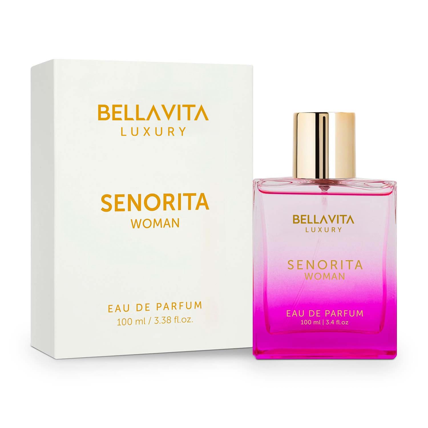 BellaVita Luxury SENORITA Perfume for Women (3.4 fl.oz) | Floral & Fruity Fragrance with Pomegranate, Mint & Musk | Notes of Yuzu and Lotus | Vegan & Cruelty-Free Womens Perfume - Image 9