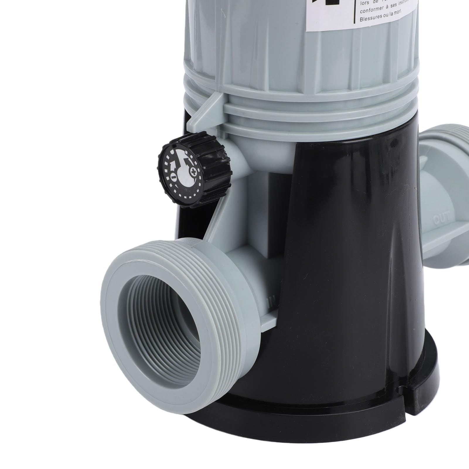 Dosatore Automatico di Cloro per Piscine, in Plastica, con Regolazione del Flusso, per Piscine Interne Ed Esterne, Vasche idromassaggio.
