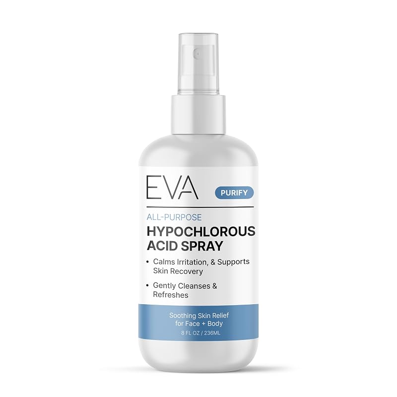 Bruma facial e corporal Eva Naturals com ácido hipocloroso, 240 mL