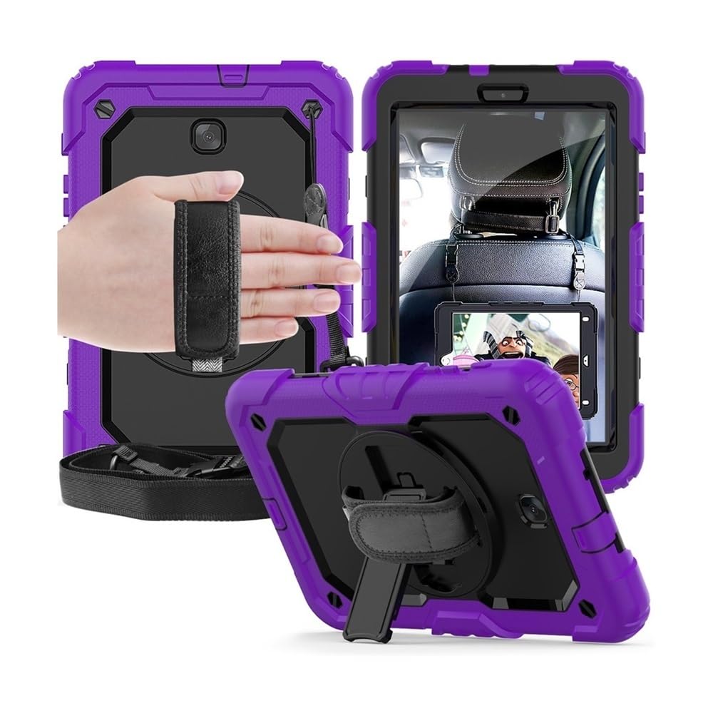 Coque Samsung Galaxy Tab A8 évite les casses d'écran grâce à sa sangle