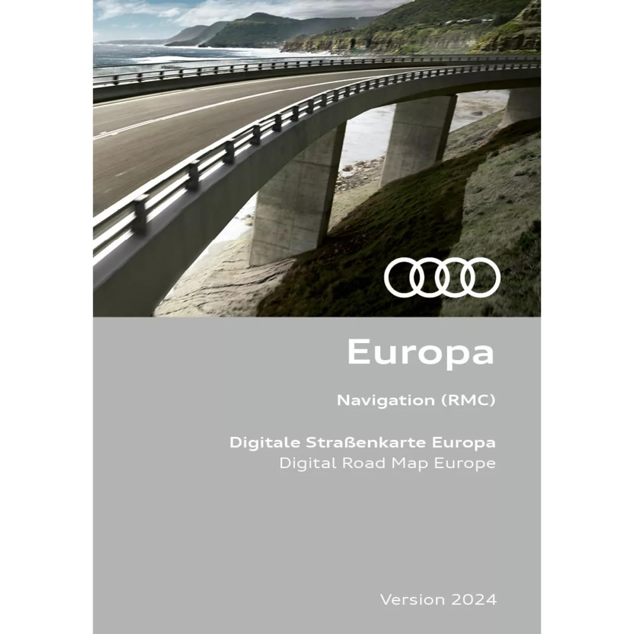 Audi Aggiornamento di navigazione Europa versione 2024 (RMC), scheda SD con documento di attivazione, sistema di navigazione MMI