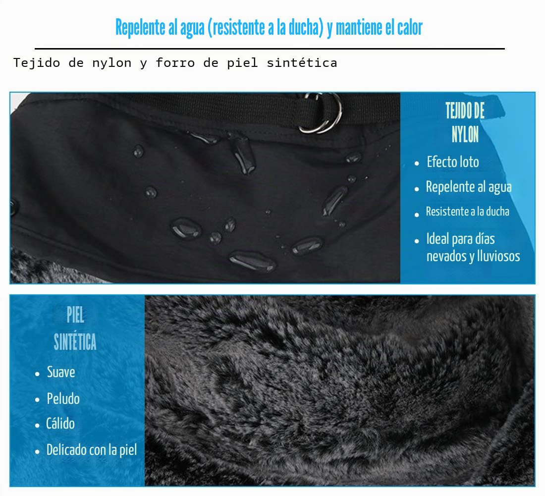 Gisdanchz Unisexo Gorra Invierno con Orejeras - Forrado con Piel Sintética
