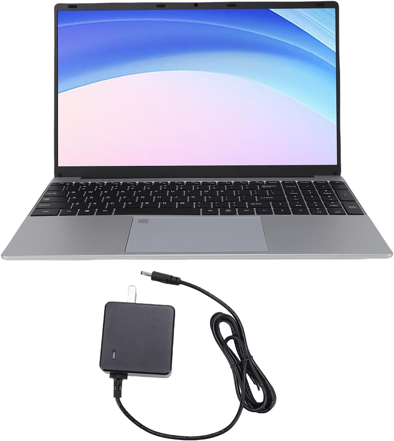 Sanpyl Laptop for Students and Business, 15.6 inch FHD Display, 2.4G 5G WiFi, 5000mah 3.4GHz 4 Core 4 Thread LPDDR4, 32GB RAM, Bluetooth 5.0, Fingerprint Unlock, for Wins 11Pro (1TB US Plug)
