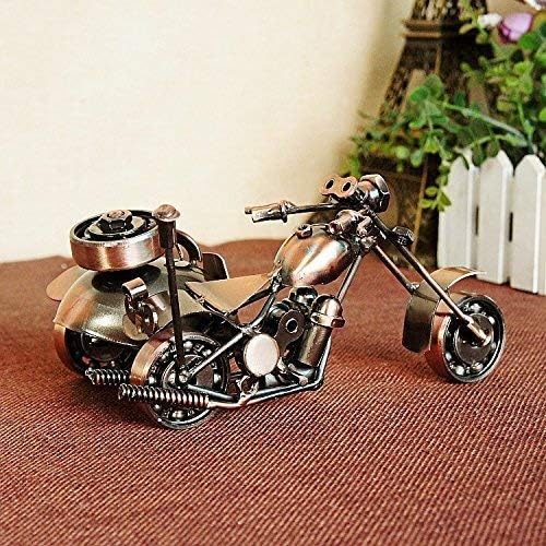 Motorcycle Model Iron Tricycle Ornaments Home Furnishing Decor Ornaments Living Room Furnishing Iron Craft Decoration 15 5 10 cm