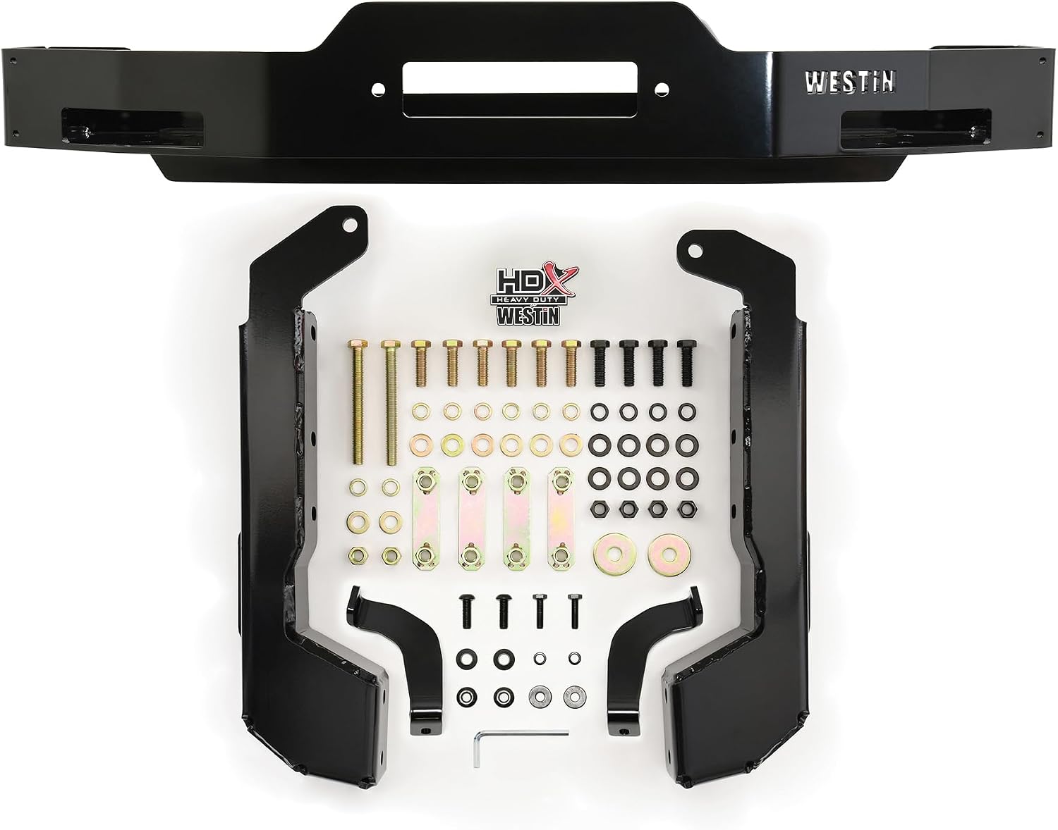 Westin 57-94065 HDX 1-Piece Winch Mount Grille Guard fits 2021-2026 F150 (Exc Platinum Raptor and 2022+ Lightning EV) (Exc with Sensors)