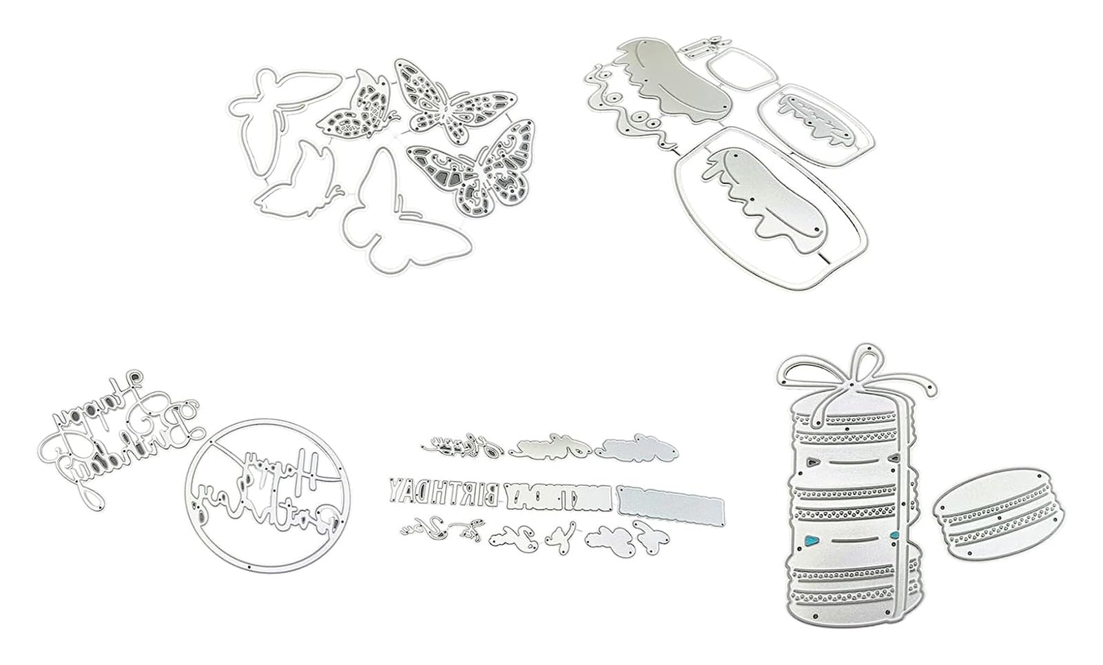 Nuovo Molte piccoli fiori taglio metallo fustella stampo scrapbook decorazione album fotografico in rilievo decorazione creazione di carte artigianato fai da te  15