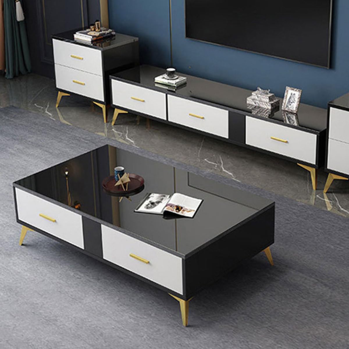 Levemolo 4 Piedini per Mobili Alta Capacità di Oro in Laminato a Freddo Resistenti All’umidità per e Divani
