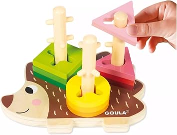 GOULA - Stackable hedgehog, 53158, multi-coloured