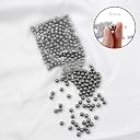 Marksman® 100pcs 6MM Stainless Steel Bearing Balls – Silver Rust-Resistant Precision Balls for Cycle Bearings & General Mechanical Use gallery image