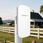 Outdoor WiFi Extender，WiFi Booster | AI Watchdog | Repeater&AP Mode｜IP65 Weatherproof | Up to 1200Mbps Dual Band WiFi Repeater