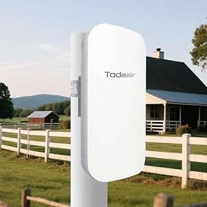 Outdoor WiFi Extender，WiFi Booster | AI Watchdog | Repeater&AP Mode｜IP65 Weatherproof | Up to 1200Mbps Dual Band WiFi Repeater