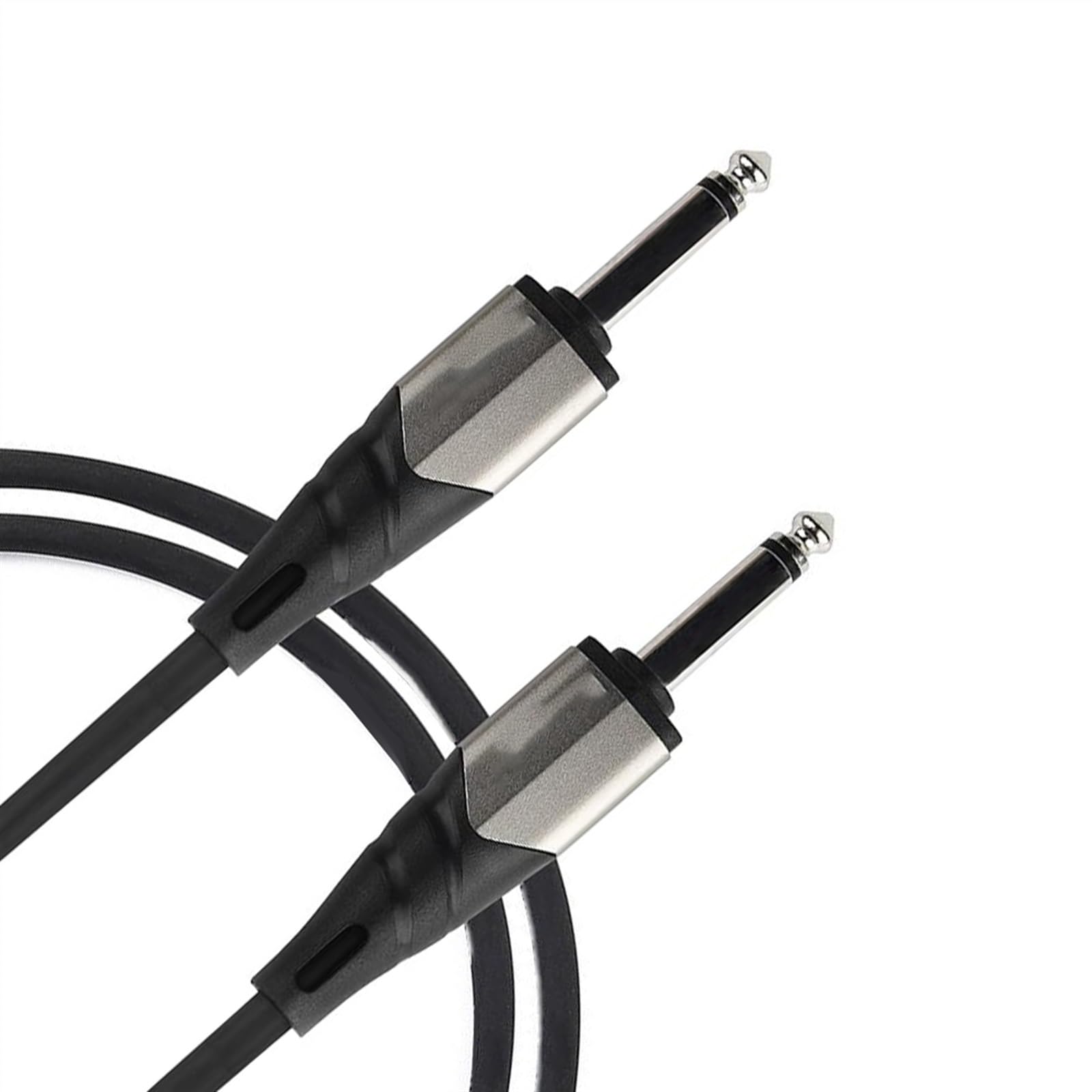Kabel Audio Do Gitary Kabel do instrumentu gitarowego 1/4" Stereo z męskiego na męskie. Obudowa ze stopu cynku i nylonowy oplot (Size : 10M)