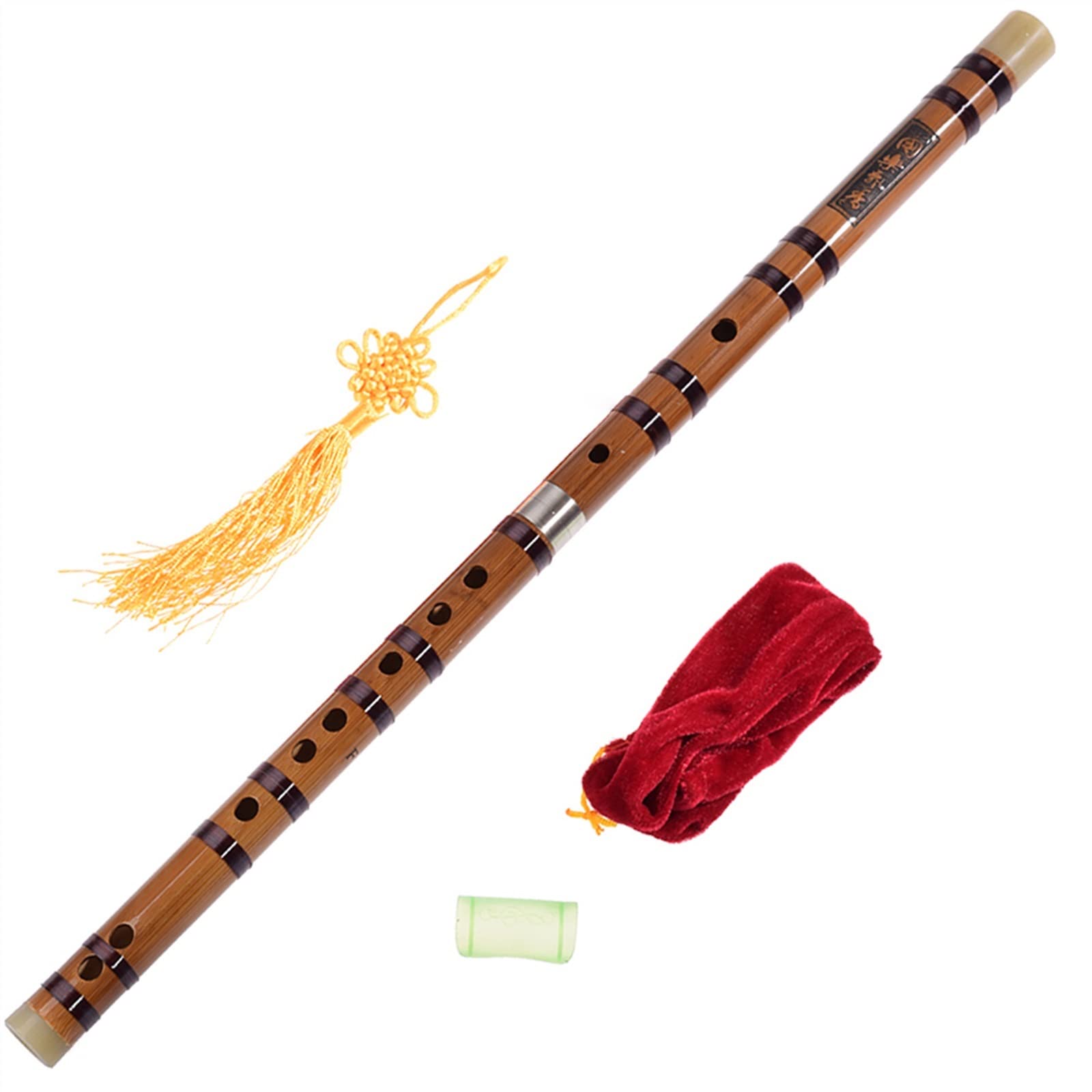 Chiński Flet Bambusowy Dizi Poprzeczny Instrument Muzyczny Dęty Drewniany Tradycyjny Flet F Klucz Początkujący Z Akcesoriami Początkujące Bambusowy Flet