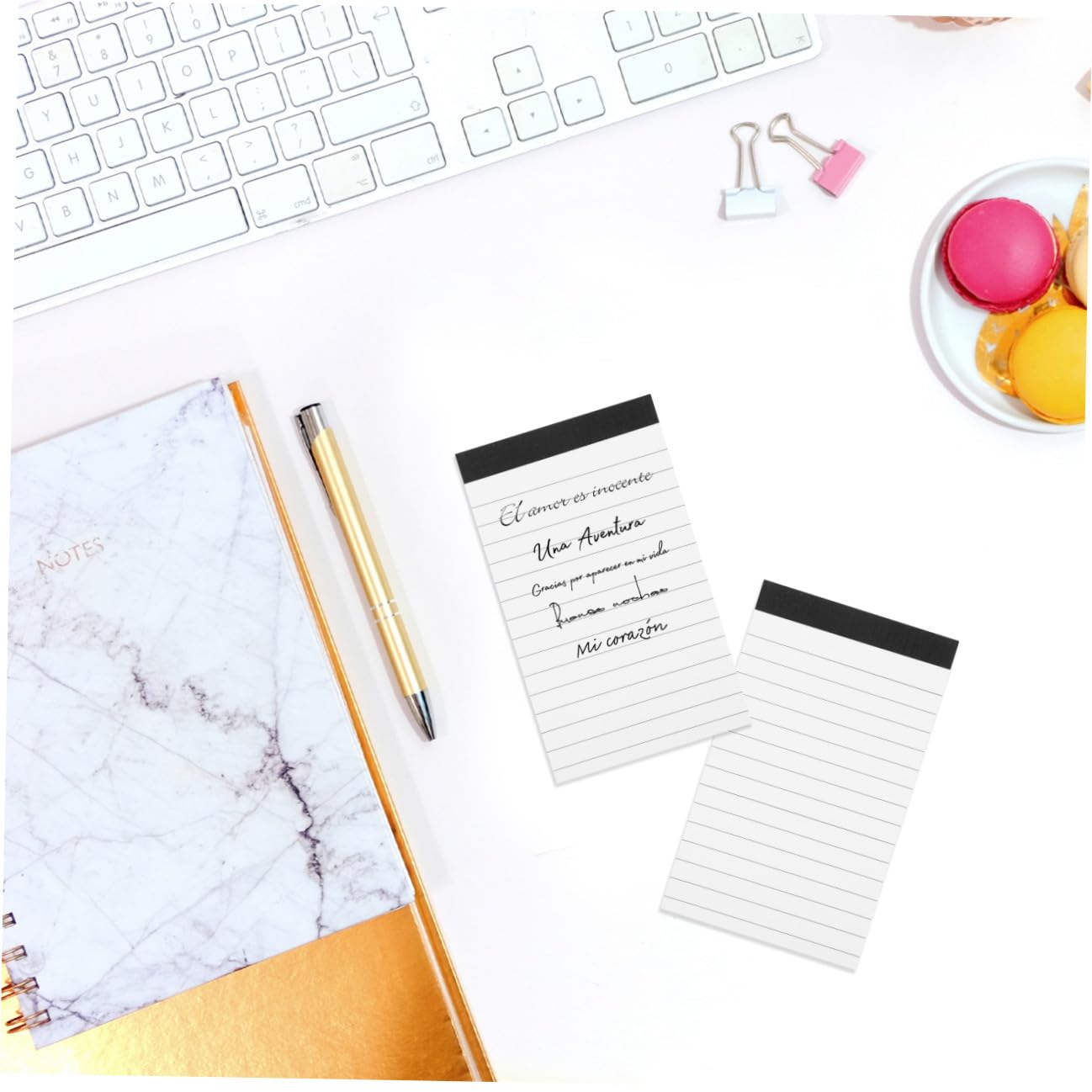 Recambios para Bloc de Notas Papel de Recambio para Cuaderno Insertos de Repuesto para Agenda para Trabajo y Estudio