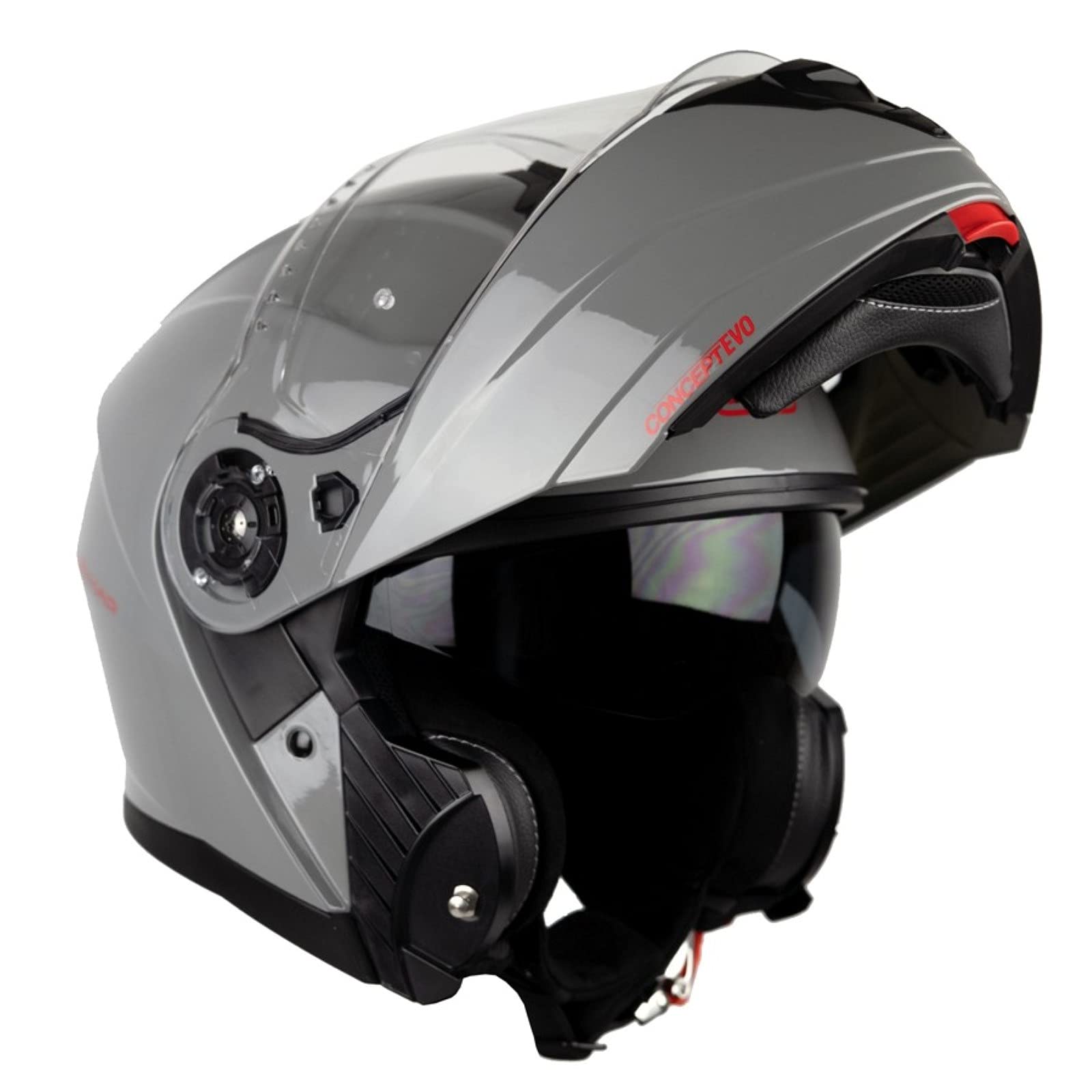 G-MAC Concept Evo Modular Flip Up Front Sun Visor ECE 2205 Approved Motorcycle Motorbike Helmet