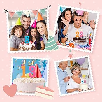 Amazon.co.jp: LIKENNY バースデーナンバーキャンドル ロウソク