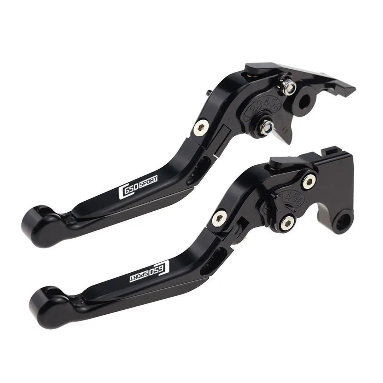 Frizione Leve Frizione Pivotanti, Manopole Di Controllo, Ricambi Per Moto, Leva Freno Regolabile Per BMW C650 Sport 2016-2020(Black 2)