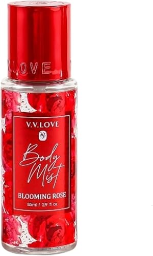 V.V LOVE Body Mist Spray Fragrance - Blooming Rose Perfume For Her-85ml