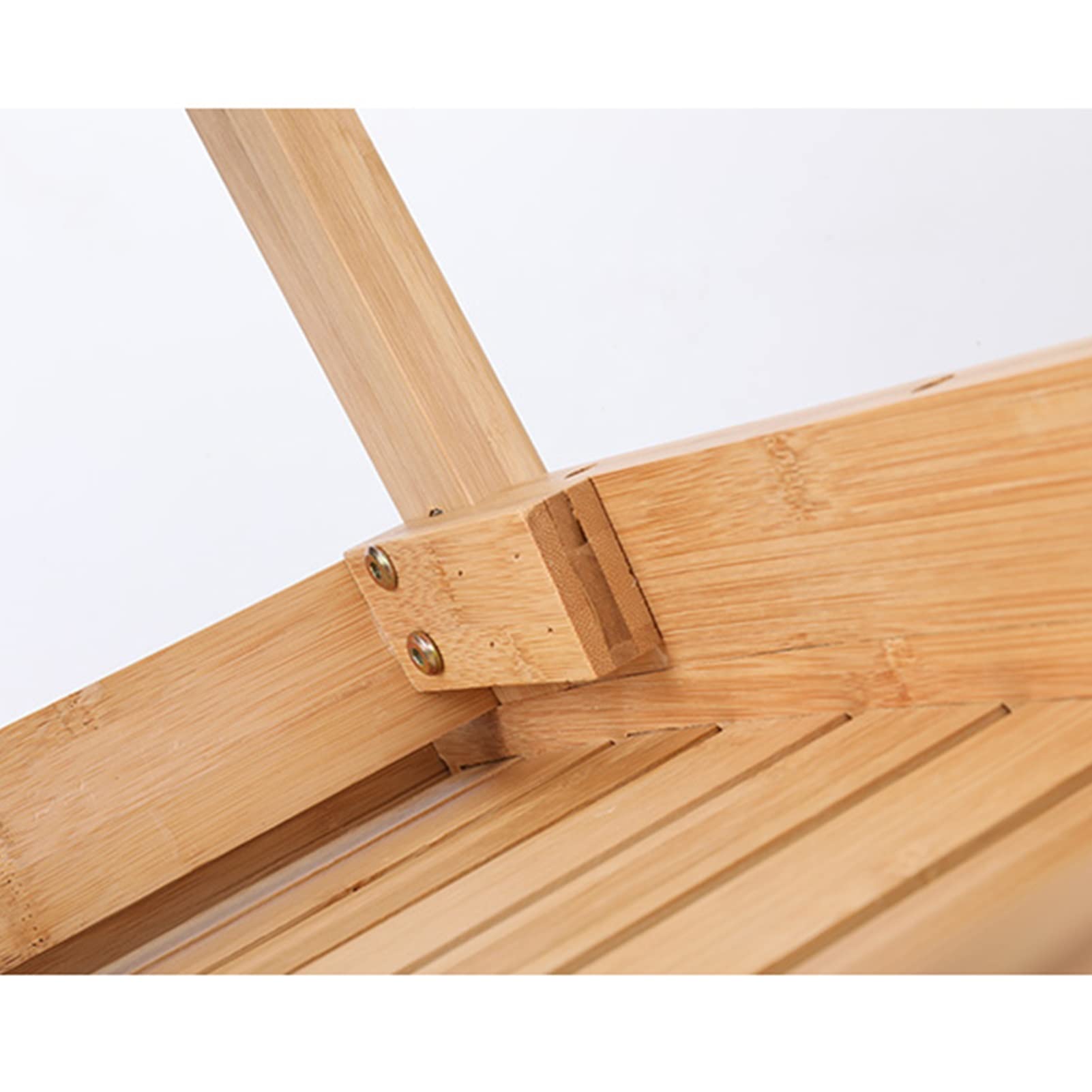 en Bois Tabouret De Salle De Bain Antidérapant 2 Niveaux Tabouret en Bois Massif Tabouret De Douche Baignoire Banc De Douche Spa Tabouret en Bambou avec Étagère De Rangement
