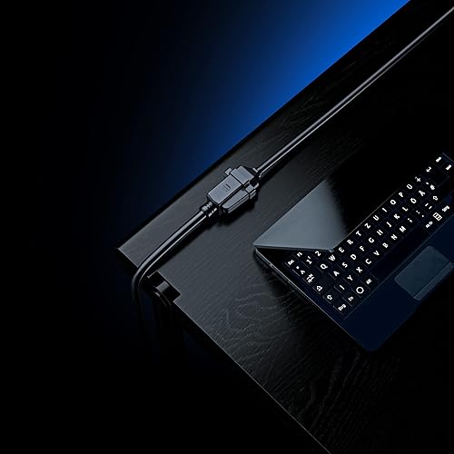 Miniatura 3 de Maximm Cable de extensión para exteriores 123 de 25 pies, 12 AWG, negro, 1 tomacorriente SJTW resistente para interiores y exteriores, certificación