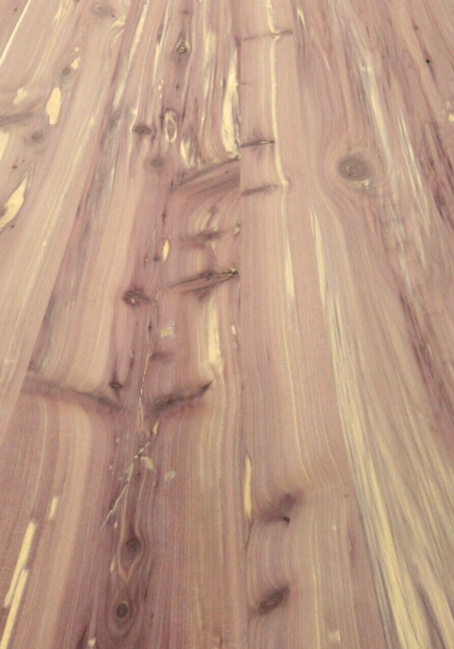 Aromatic Cedar Knotty Plank Wood Veneer 24" x 48" on Paper Backer 1/40" Thick