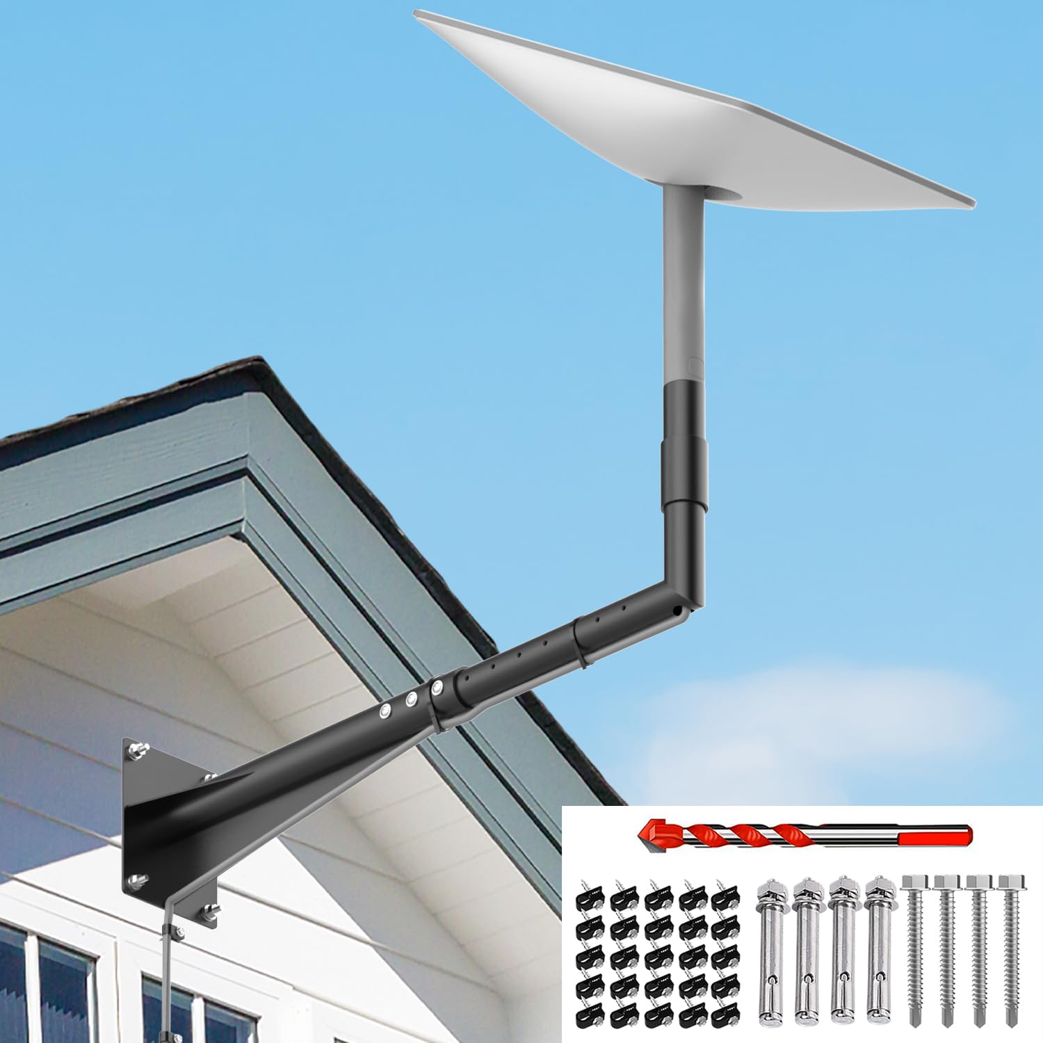 26 inch Starlink Long Wall Mount, Adjustable Starlink Gen 2 Wall