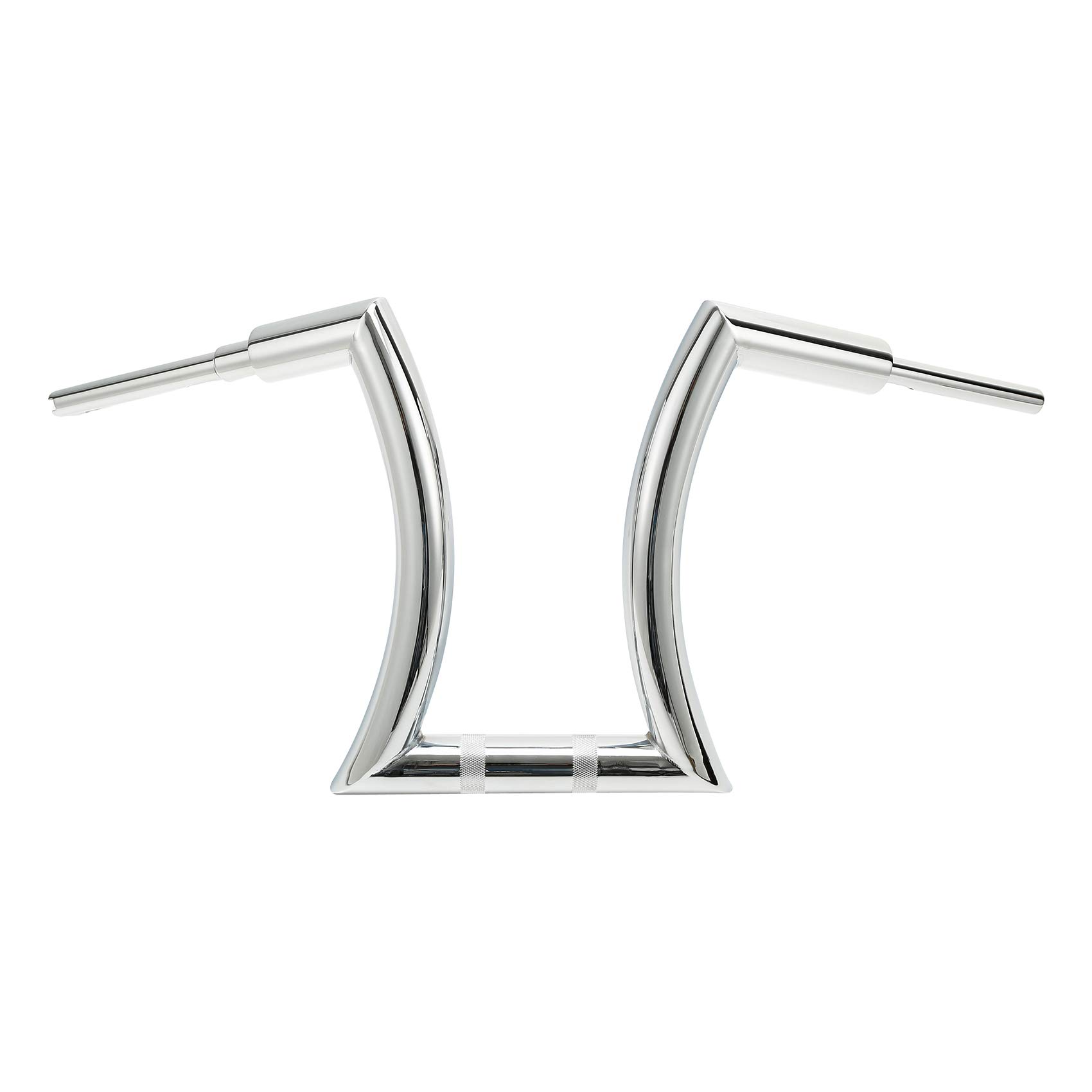 TCT-MOTORPARTS Chrome 16" Rise 2'' Ape Hanger HandleBar Fits for Harley Softail Fatboy Sportster