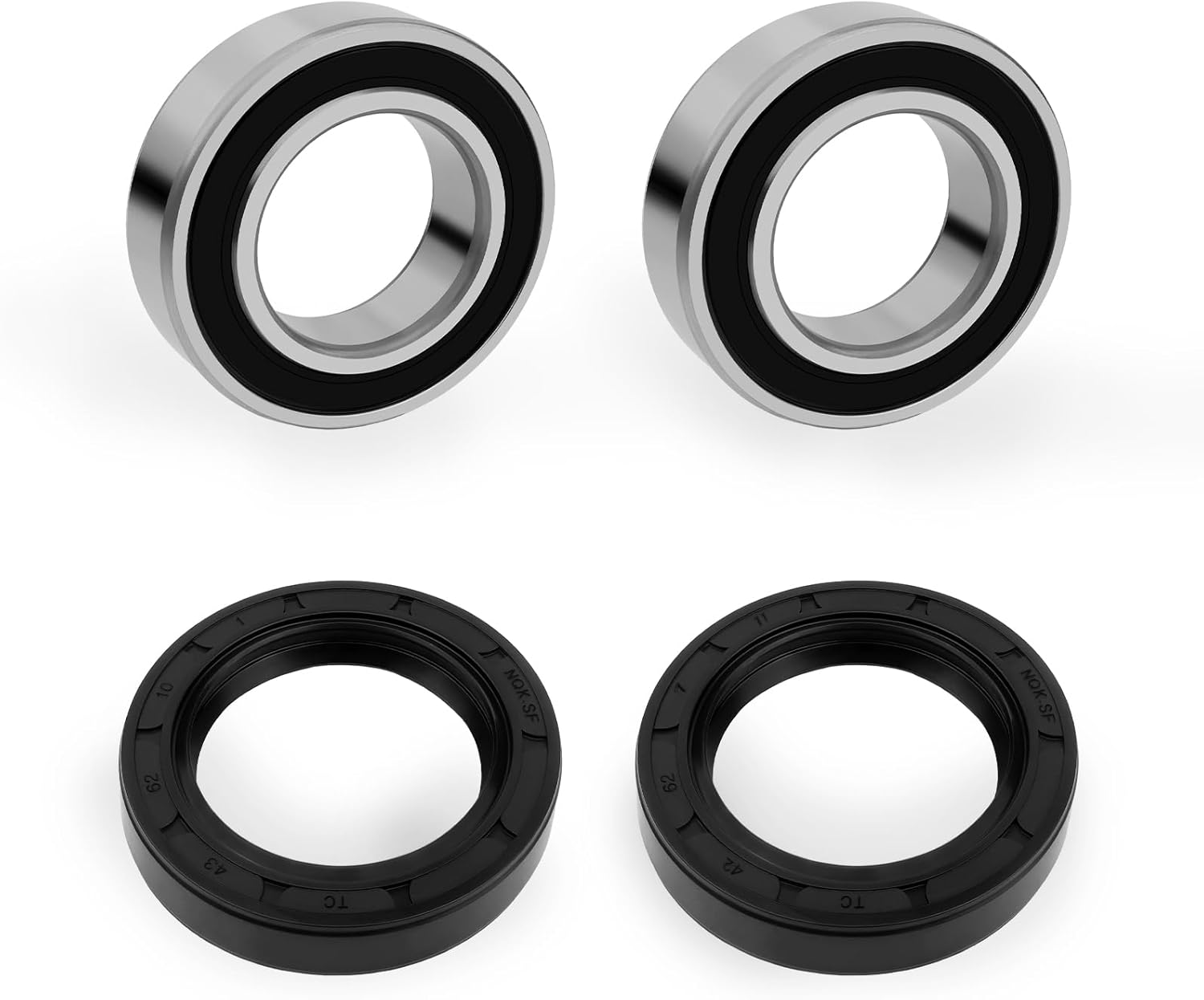 Rear Axle Wheel Carrier Bearing & Seal For Yamaha Banshee 350 YFZ350 1989-2006 Blaster 200 YFS200 2003-2006 Raptor 660R YFM660R 2001-2005 93102-43341-00 93106-42026-00 93306-00705-00