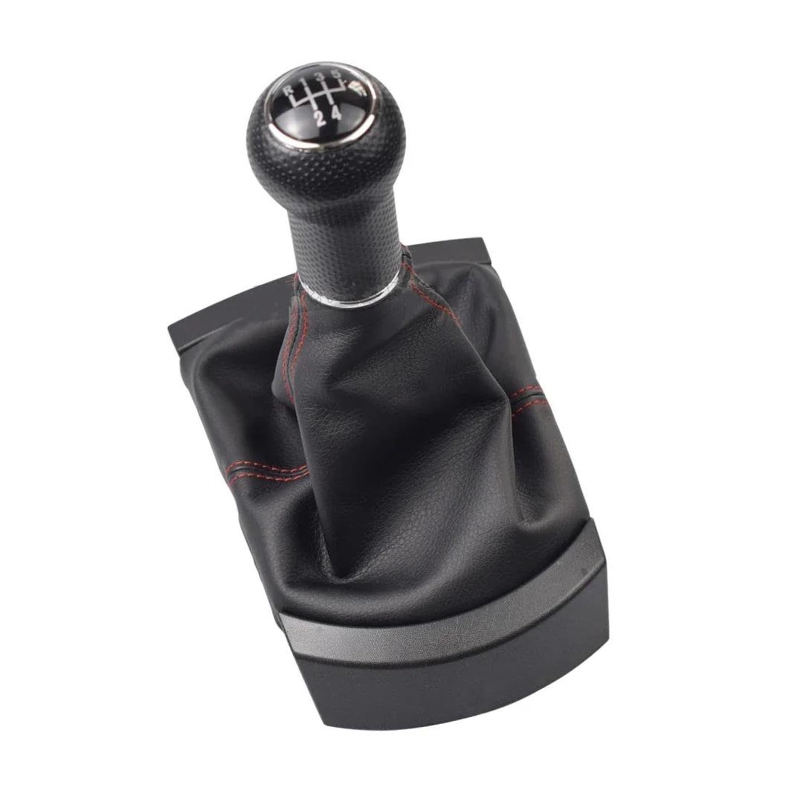 MOCALUX Gear Stick Shift Lever Knob for Seat for Ibiza 2002-2010 5 Speed Car Gear Shift Knob Lever Modification Parts(B)