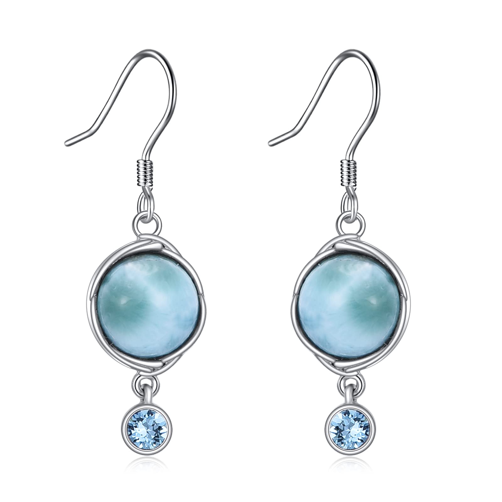 VONALA925 Sterling Silver Drop Dangle Earrings for Women Earrings Jewellery Gift for Girls Sister Daughter Friends