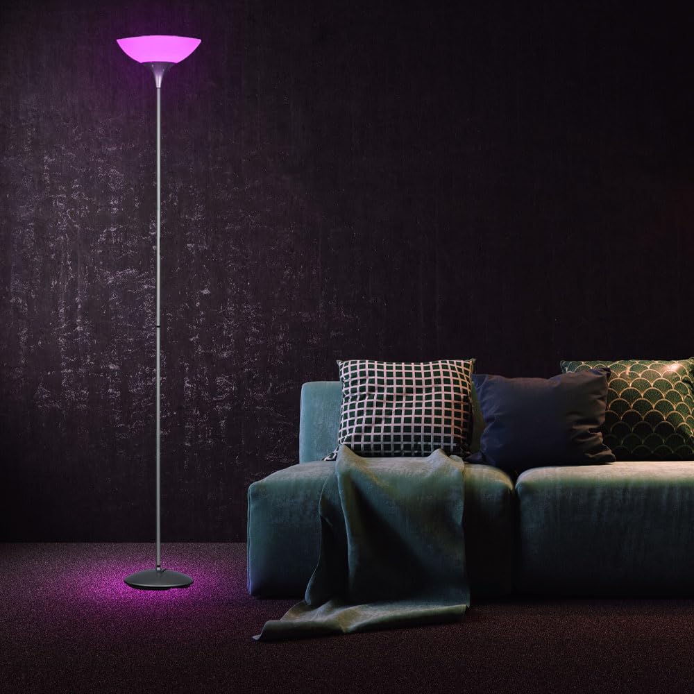 Smart Home RGB LED Steh Lampe Decken Fluter Alexa Stand Leuchte Strahler dimmbar
