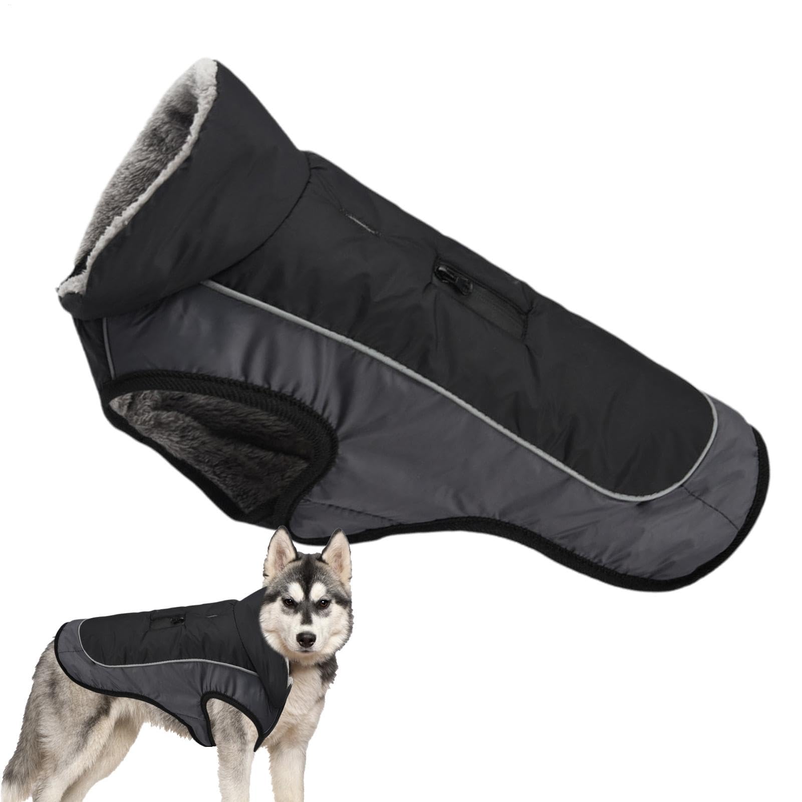 Vêtement d'hiver pour chiens de grande taille haute protection