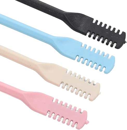 Miniatura 8 de 8 piezas de cuchillo cortador de pelo de nariz herramienta herramienta herramienta de corte manual de nariz herramienta de pelo seguro portátil para