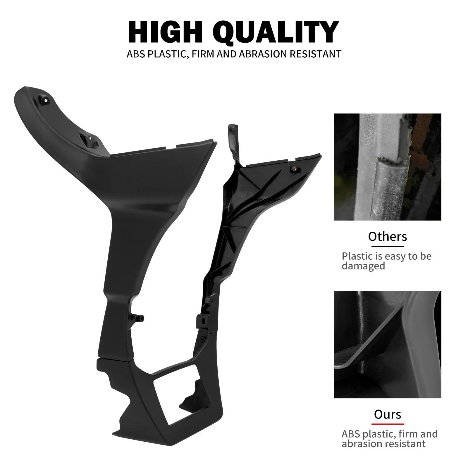 Dekoracja motocykl Front Lip Splitter Pasuje do Harley Touring CVO Road Glide Special FLTRU FLTRK FLTRX FLTRXS 2017-2024 Motocykl Owiewka Spojlery Pokrywa(Fairings Spoilers A)