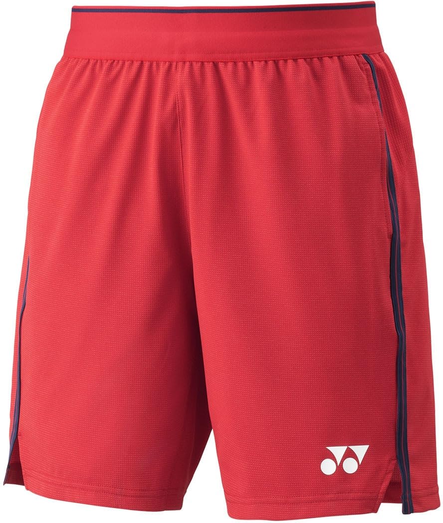 ヨネックス YO-15207-459-O メンズ ニットハーフパンツ（クリアーレッド・サイズ：O）YONEX[YO15207459O] 返品種別A Amazon | [ヨネックス] メンズニットハーフパンツ 15207 クリアー