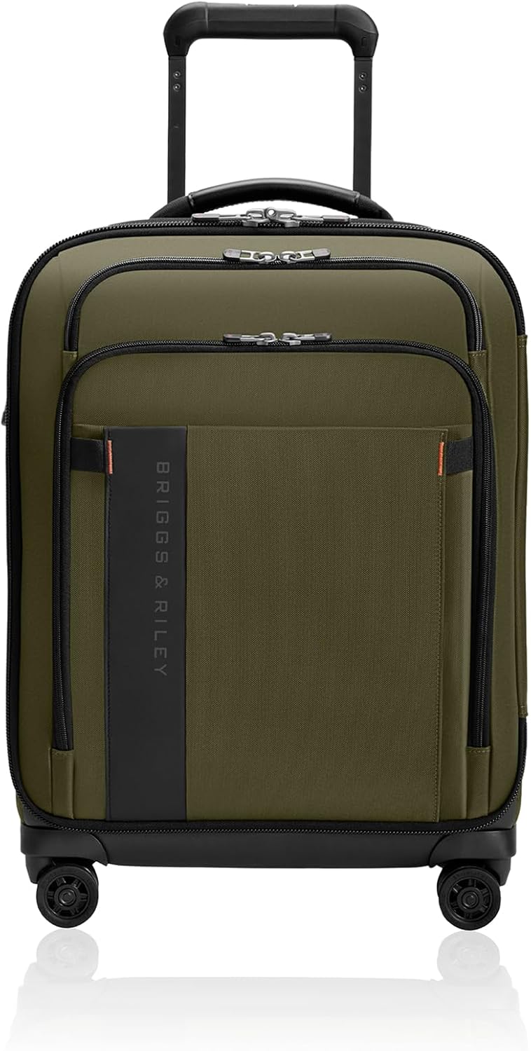Briggs & Riley Global Valigia Trolley Espandibile da 21 Pollici Valigia da Viaggio Valigia con Ruote Borsa Morbida per Uomo Donna Collezione ZDX Hunter
