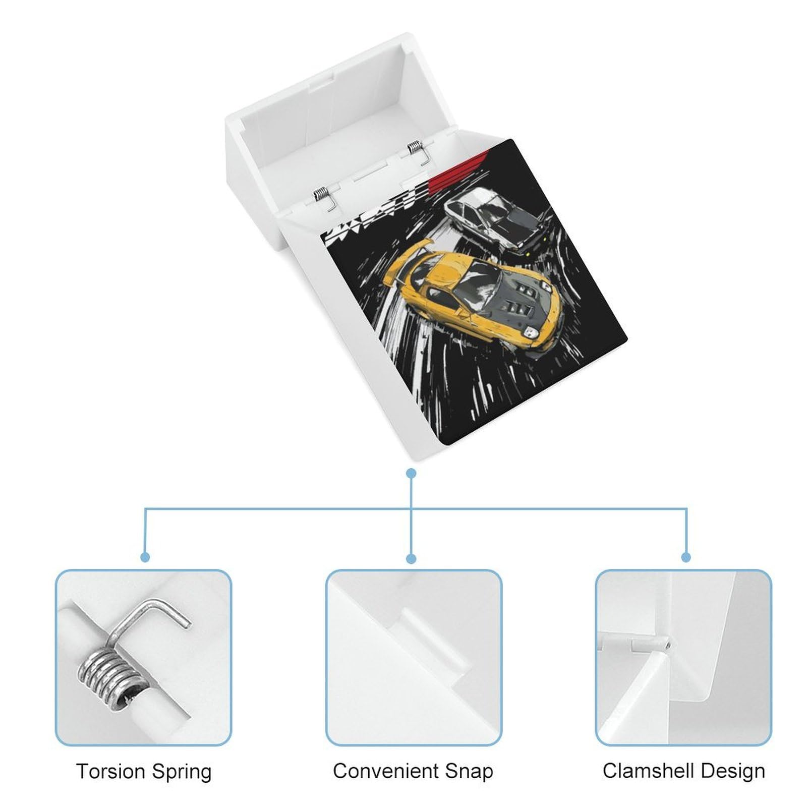 Amazon.co.jp: シガレットケース 頭文字d イニシャル D 藤原拓海