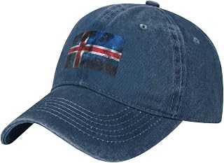 Flag of Iceland Baseball Cap for Men Women Hats Cotton Vintage Low Profile Golf Dad Hat