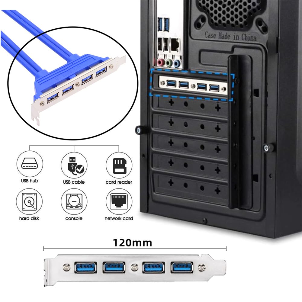 Xiwai - Adattatore di prolunga USB 3.0 femmina a