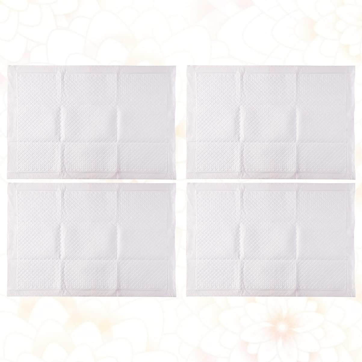 8pcs Disposable Cotton Post-Natal Care Mats for Women Extra Absorbent Leak- Practical Convenient Post-Care White