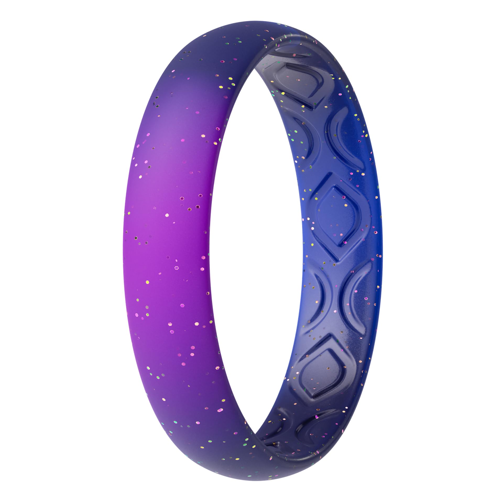 ThunderFit Women Breathable Silicone Bridal Rings Sets For Her, 4mm Wide