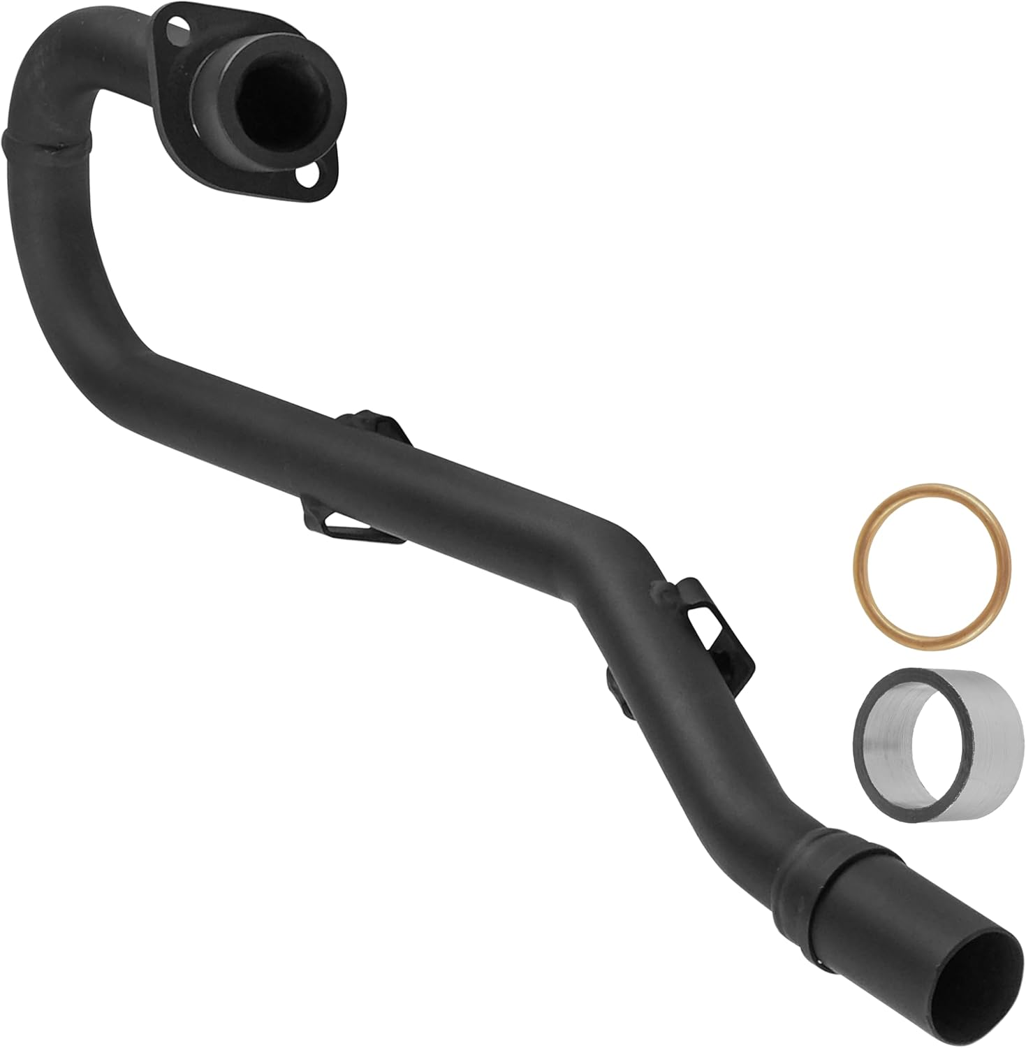 Caltric Muffler Pipe with Gaskets Compatible with Honda Trx300Ex Sportrax 300 2X4 1993-2008