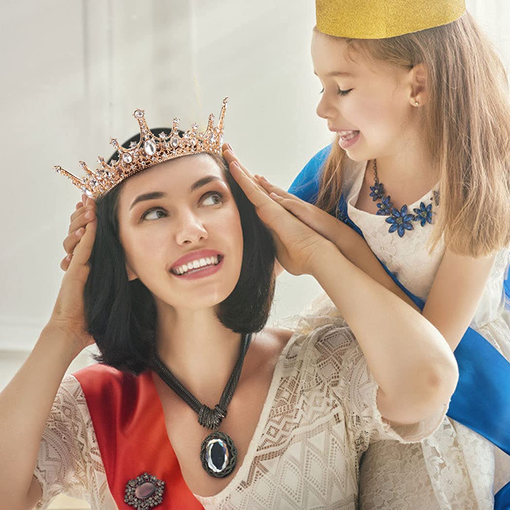 Amazon.com: AOPRIE Crown for Women Gold Queen Crowns and Amazon.com: AOPRIE Crown for Women Gold Queen Crowns and