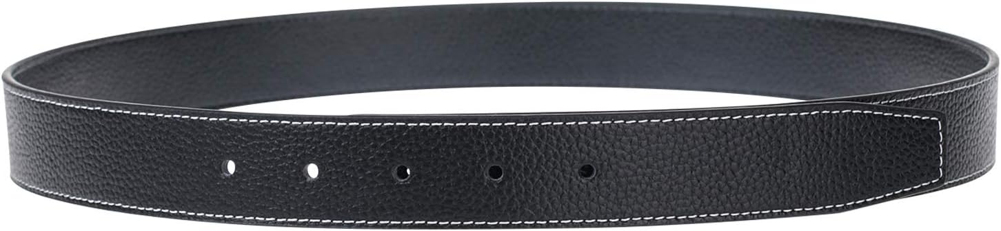 Genuine Leather Replacement Belt Strap Reversible Belt - for Hermes 1¼inch Wide