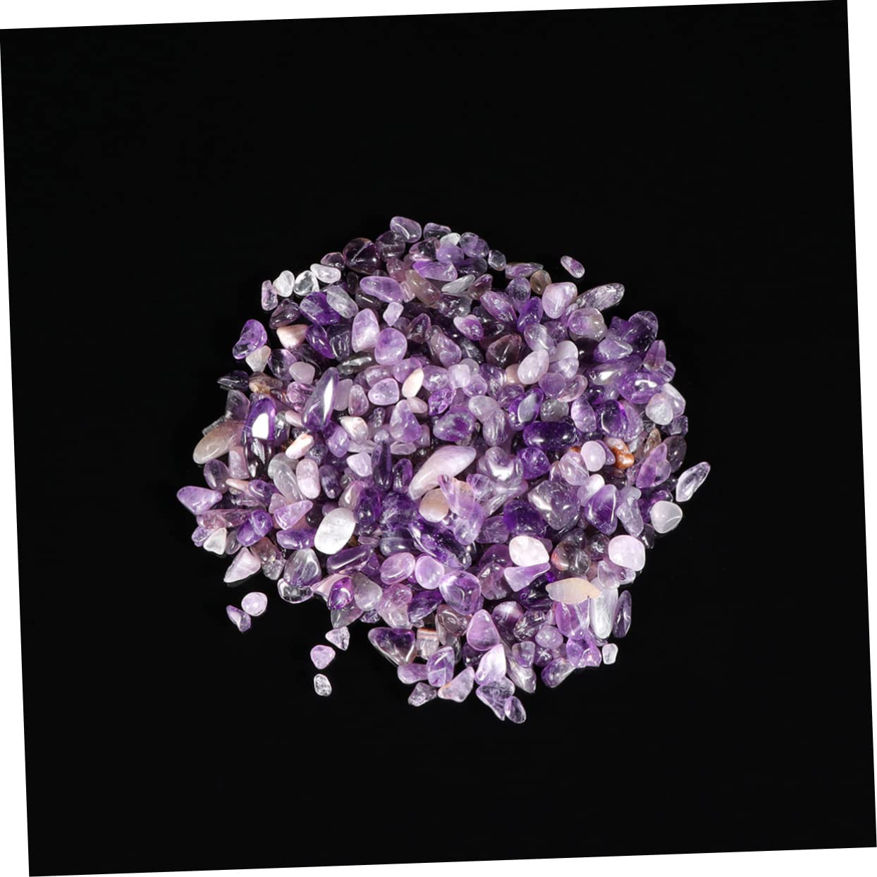 Gravier violet pour aquarium, pierre chakra