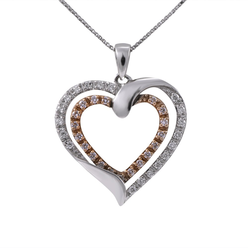 Pride Diamond Collection 18K White Gold and Diamond Pendant-image-38