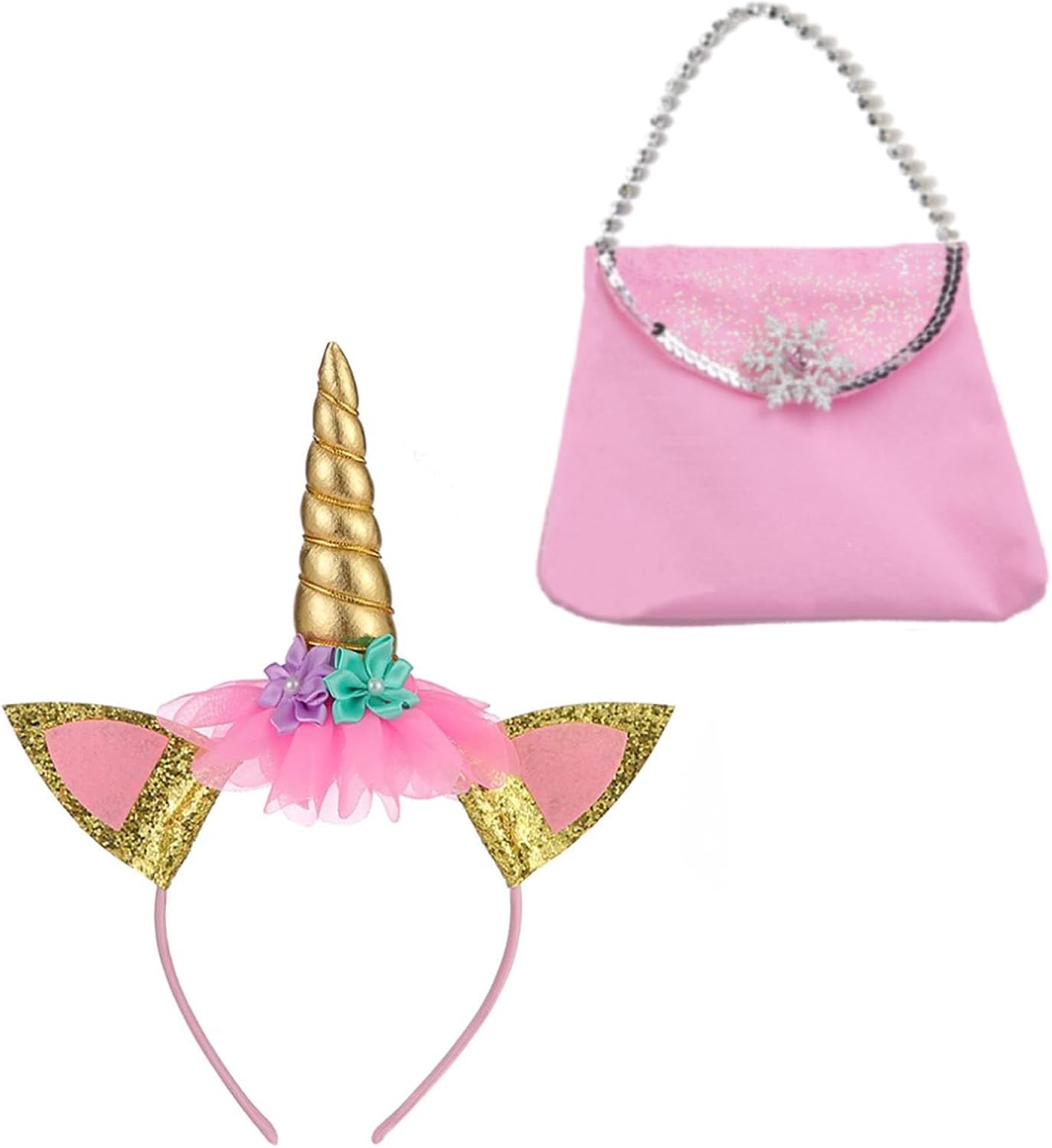 Unicorn Dress for Girls Unicorn Costume Pageant Princess Dress Party Birthday Christmas Long Gown with Accessories - Image 8