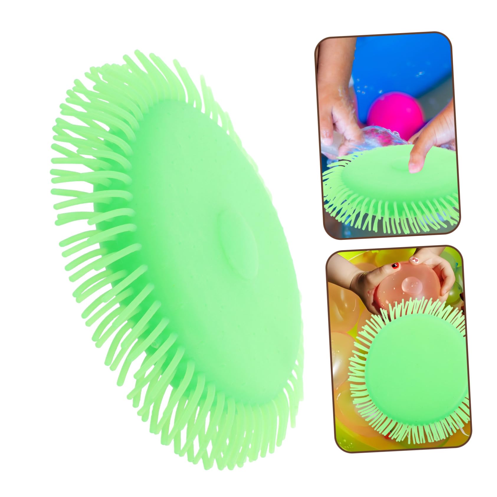 Abaodam 2pièces Lot de Disques Volants Aquatiques pour Jeux Eau Jouets pour Plage Piscine Favorisent Interactions Familiales Garçon Fille Adultes Vert